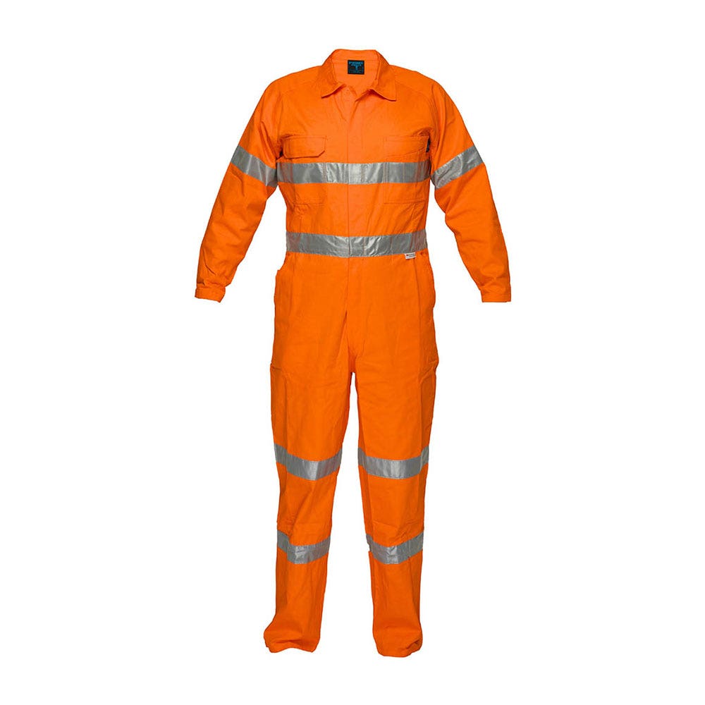 MF922 Fire Retardant Hi-Vis Coveralls Taped 220gsm MF922