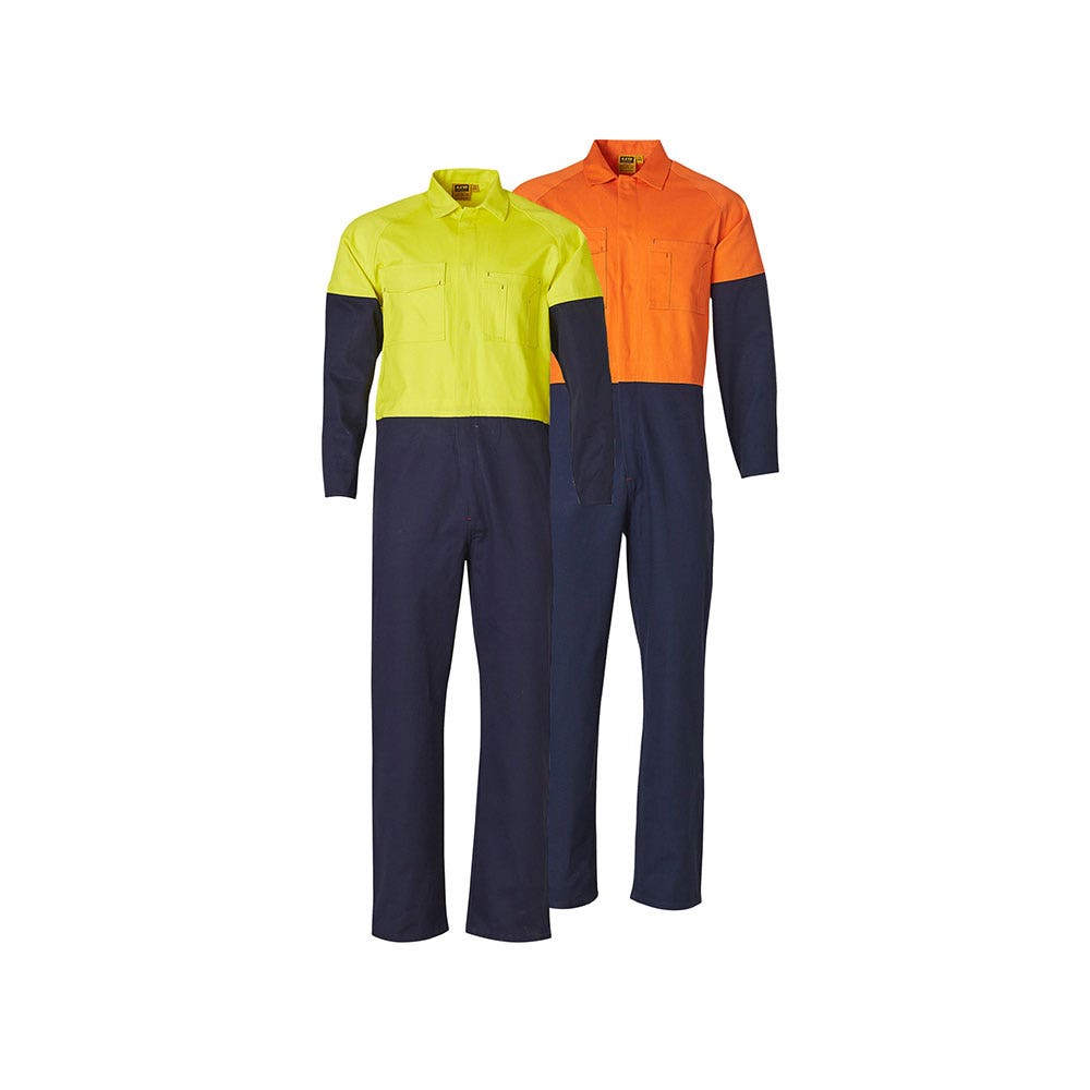 SW205 Hi-Vis Coveralls Two-Tone Stout 310gsm SW205