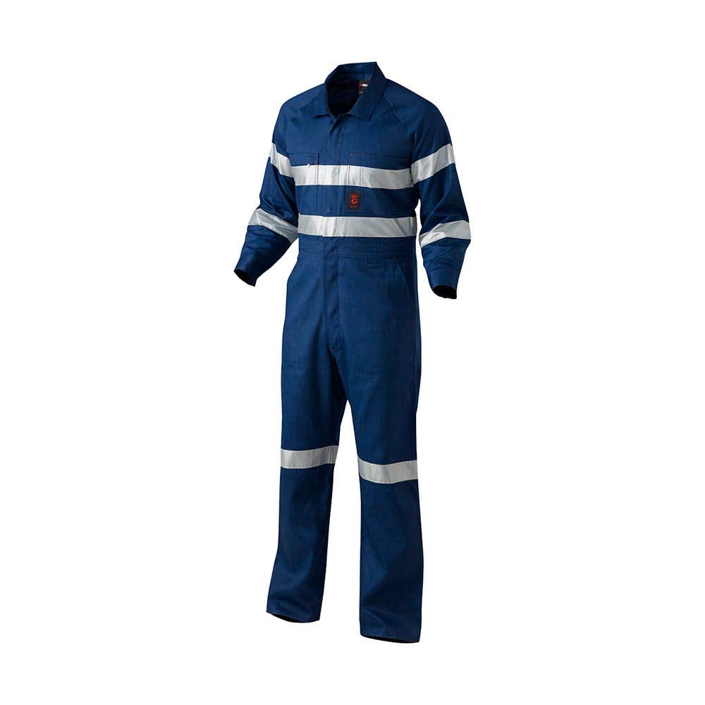 K51305 Lightweight Cotton Taped Coveralls Navy 190gsm K51305