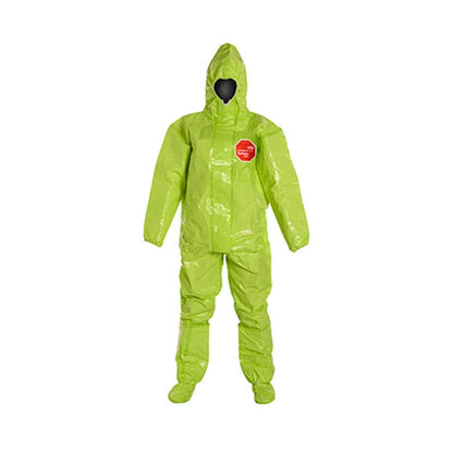 Coveralls Disposable Chemical Tychem TK Hi Vis Lime Yellow TK128T L Dupont 60020546 D13489485