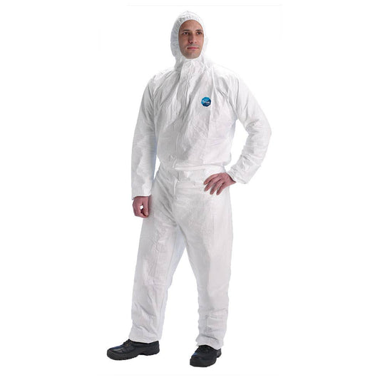 Tyvek&reg; 400 Dual Disposable Coveralls Type 5/6 White_D148096