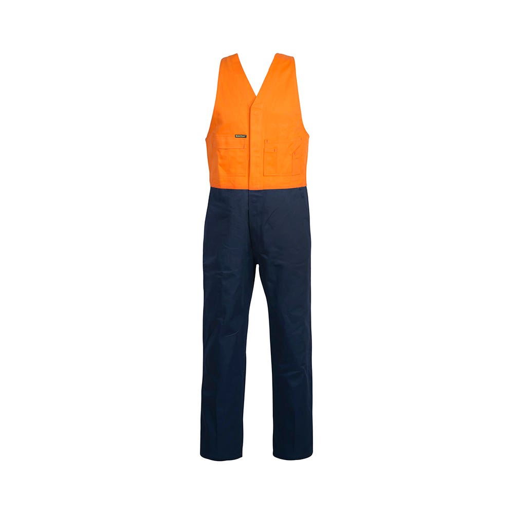 Overalls COTTON ROUGHALL ELASTIC STRAPS  102ROrange/Navy WR3063 O/N 102R 40044962 WR3063 O/N 102R