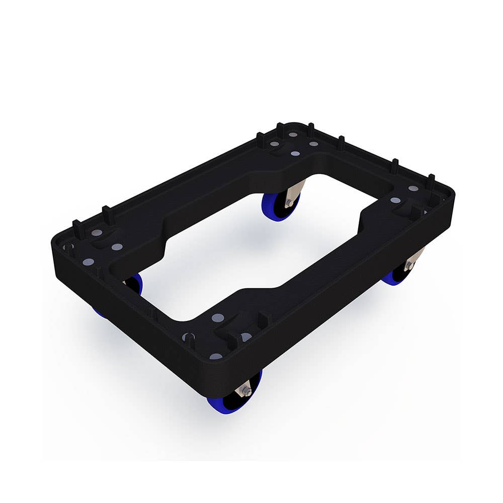 Crate Skate Black 615 x 405 x 190mm 600kg SWL 33370002 APOES