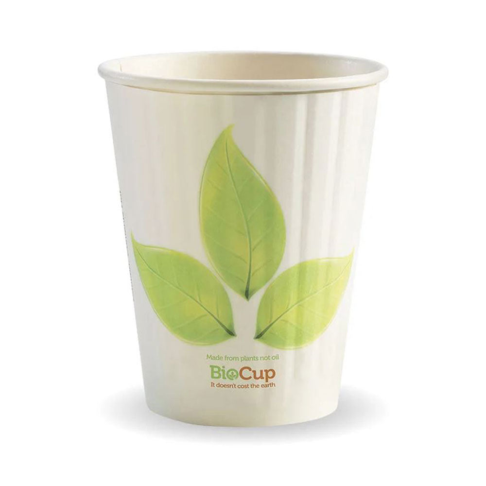Biopak Double Walled Leaf Bio Cup 12Oz 390Ml Box Of 1000_1025964_BC-12DW