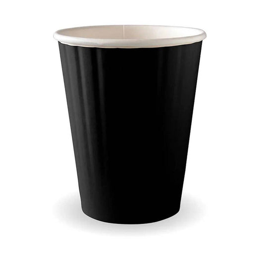 Cup Double Wall 12oz 390ml Black (1000)   BC-12DWB 40044181 BC-12DWB
