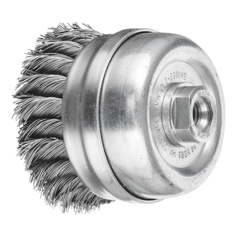 Wire Cup Brush Steel Twist Knot 8500rpm 80mm x 14mm Pferd 10330001 43306001