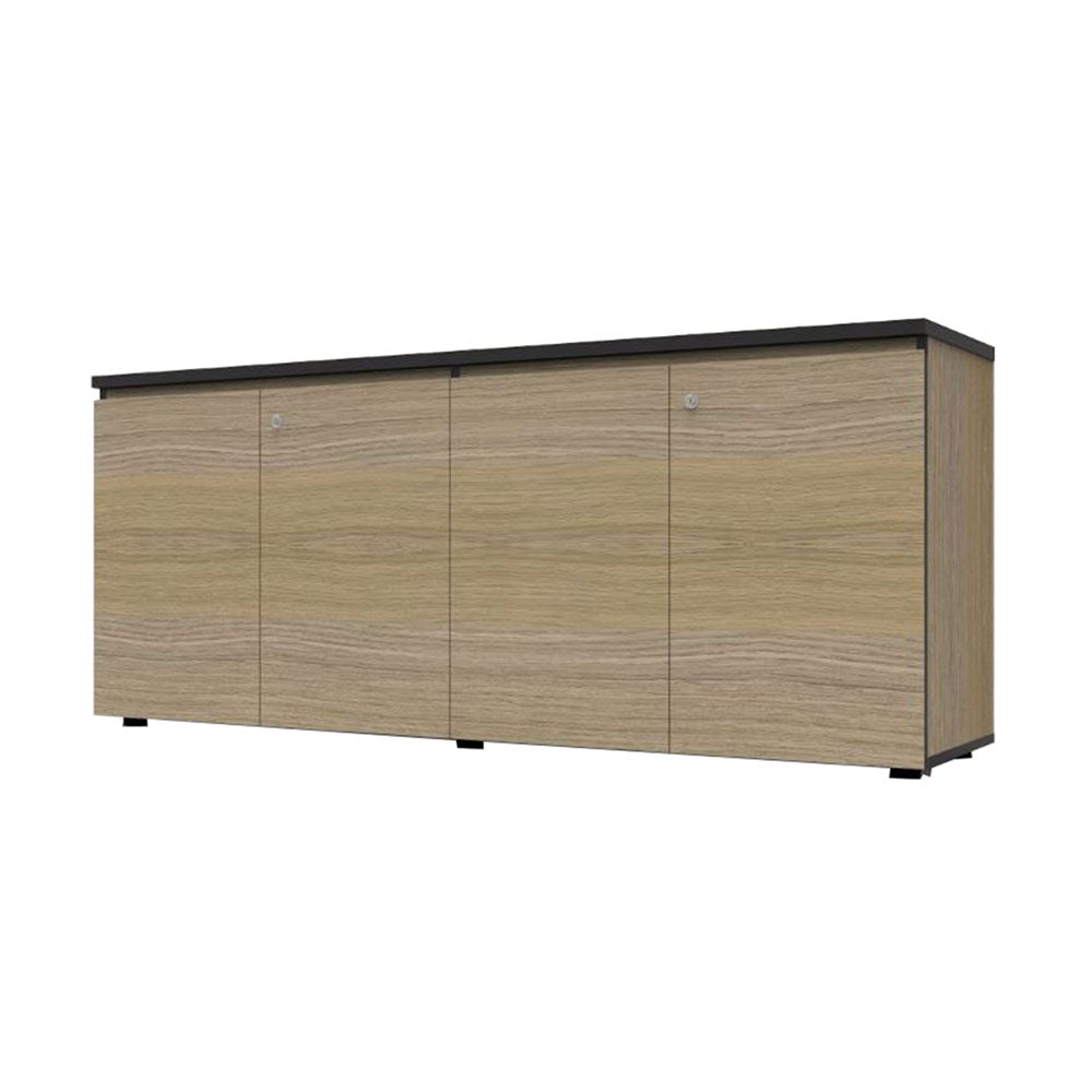 Cupboard Deluxe Swing 4 Door Nat Oak 1800wx450dx730mmh_1081882_IFSD1845-NO