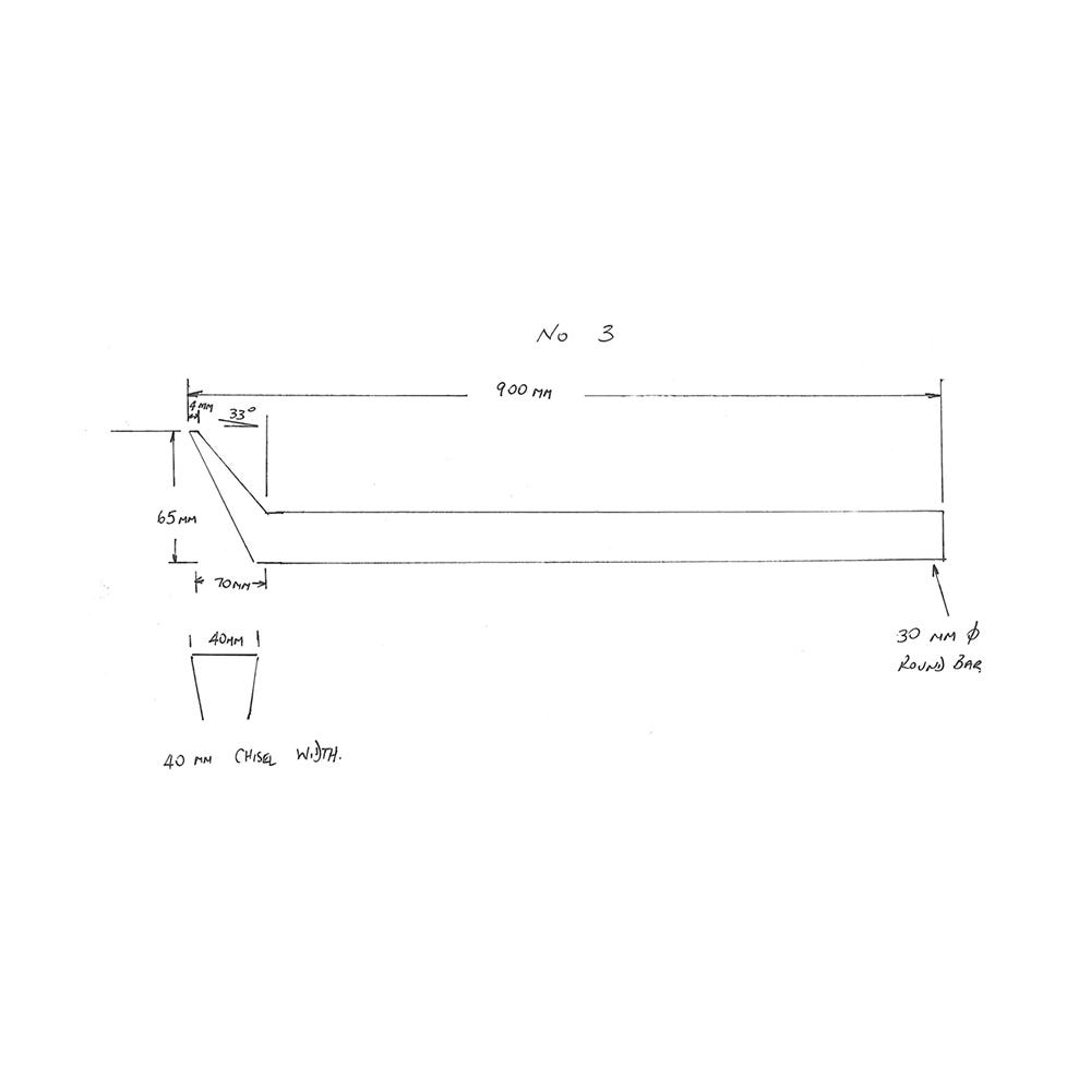Bar Aligning Custom Hardened Steel 30 X 900 X 40mm 40061557 CT3320-13