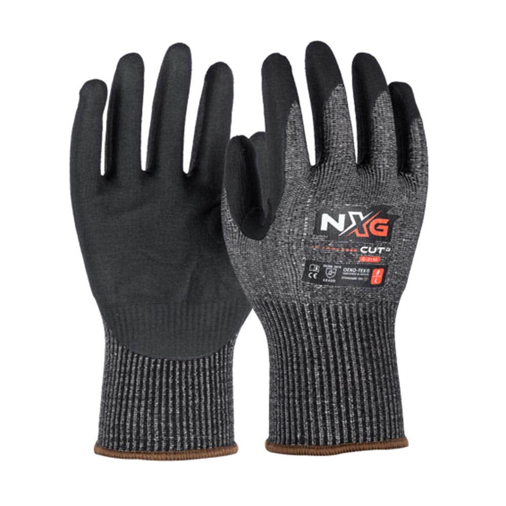 C-3130 Cut D Heavy Duty Gloves Nitrile Coated_C3130