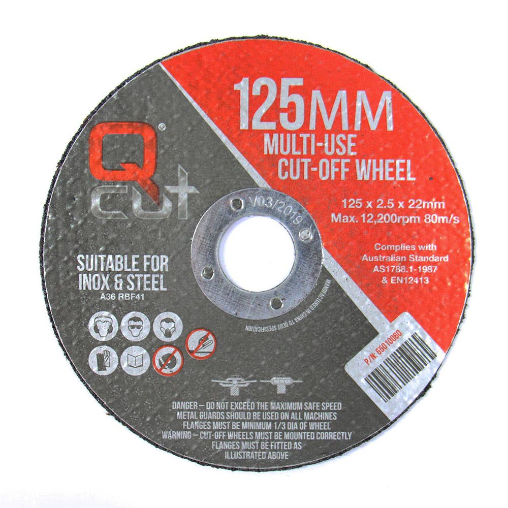 Cut-Off Disc Multi-Purpose Flat 125 x 2.5mm 65010060 CD125A2.5