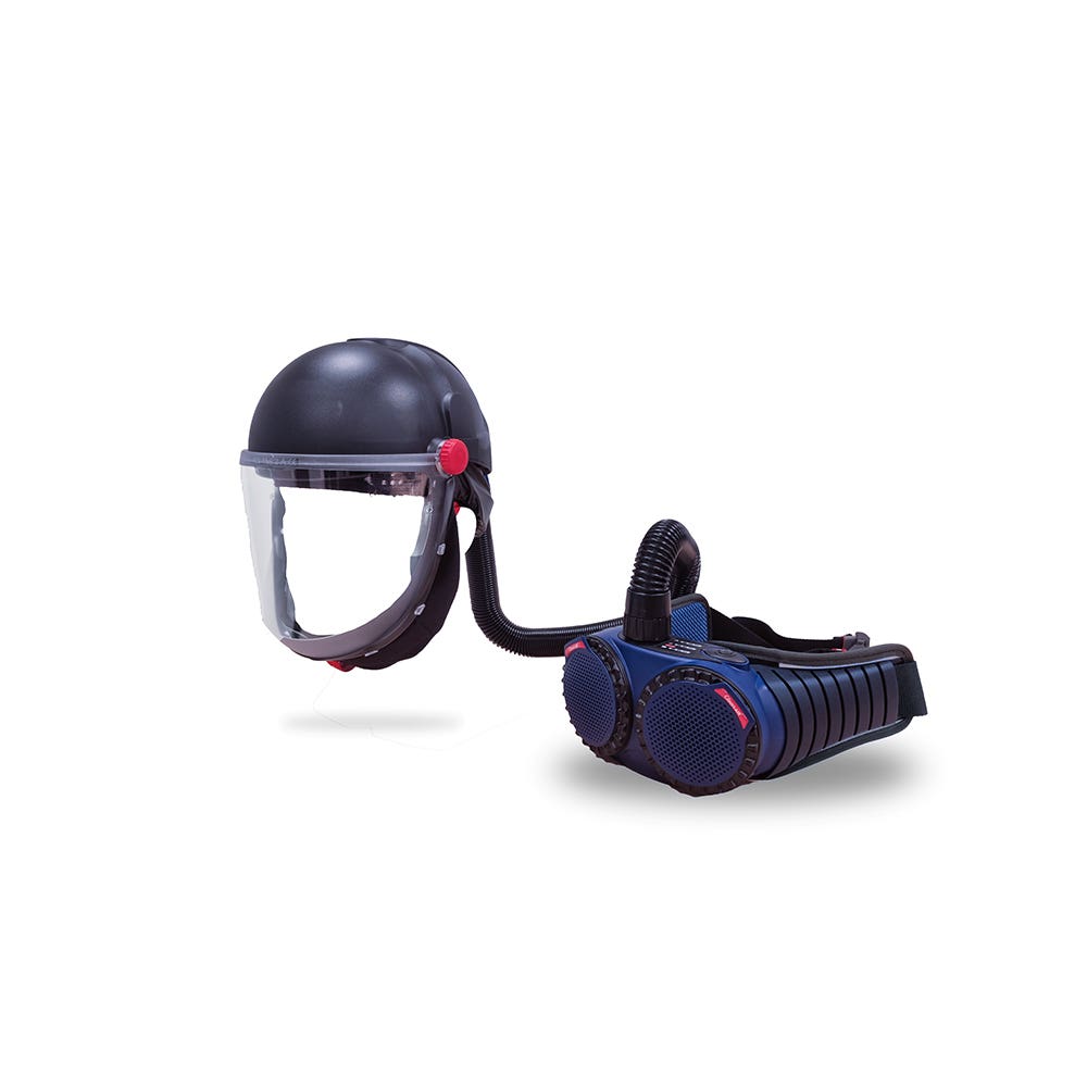 PAPR CA-40G Hard Hat w/Cylindrical Visor & AerGO Kit    R304100x 40060321 R304100x