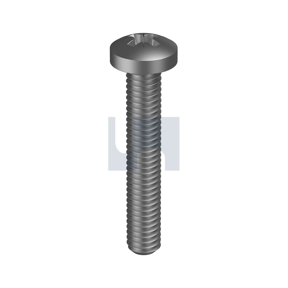 Metal Thread Pan Pozi ZP As1427:1996/Mild Steel M4 40 - Pk 200_40093009_MSMSZPZM040040