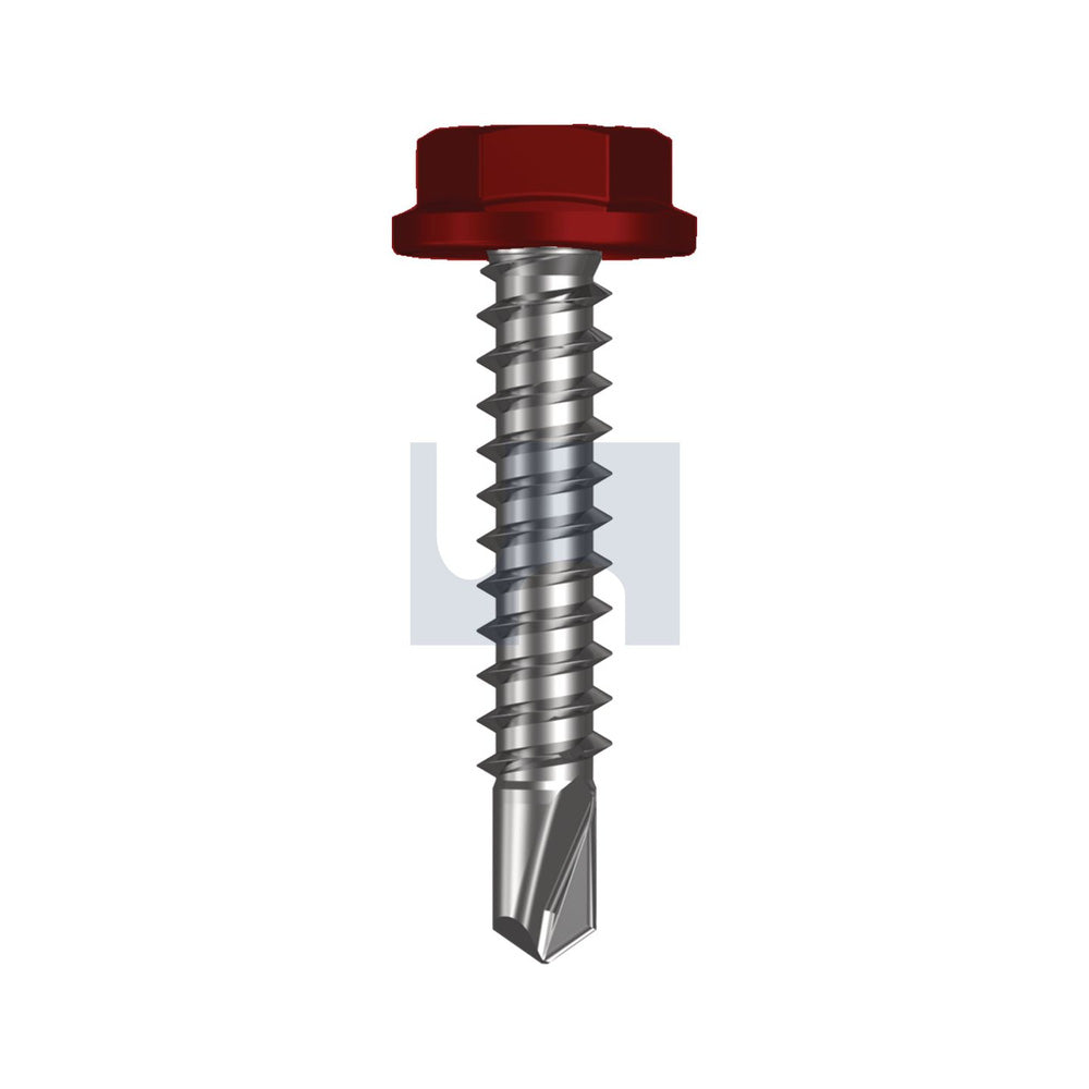 Metal Sds Flg Hex Hd Manor Red (Scoria) -Cl4 As3566 #10-16 25 - Pk 1000_40095202_TMRM4FH1016025