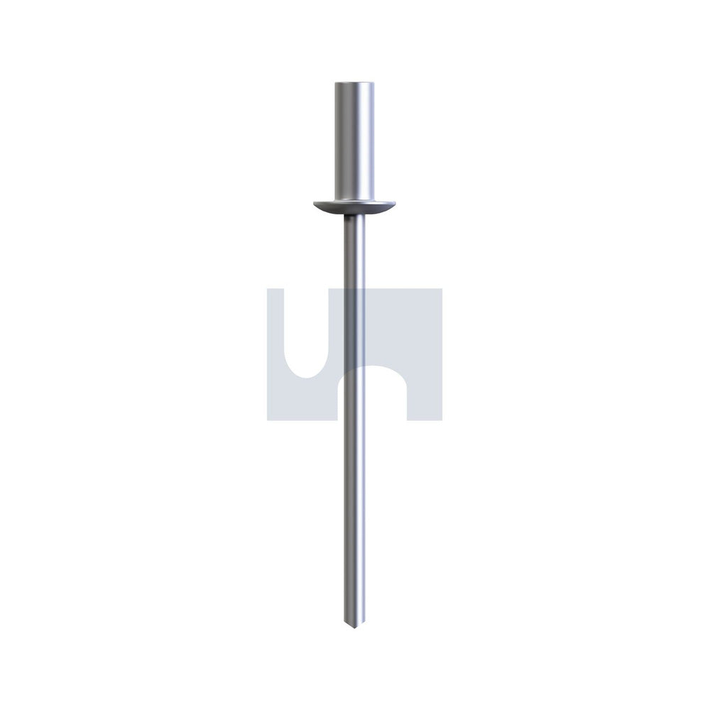 Rivet Dome Head Sealed Plain 73T6 - Alum 5056/Steel Zp #53 - Pk 1000_40094008_FSR9673T6S503