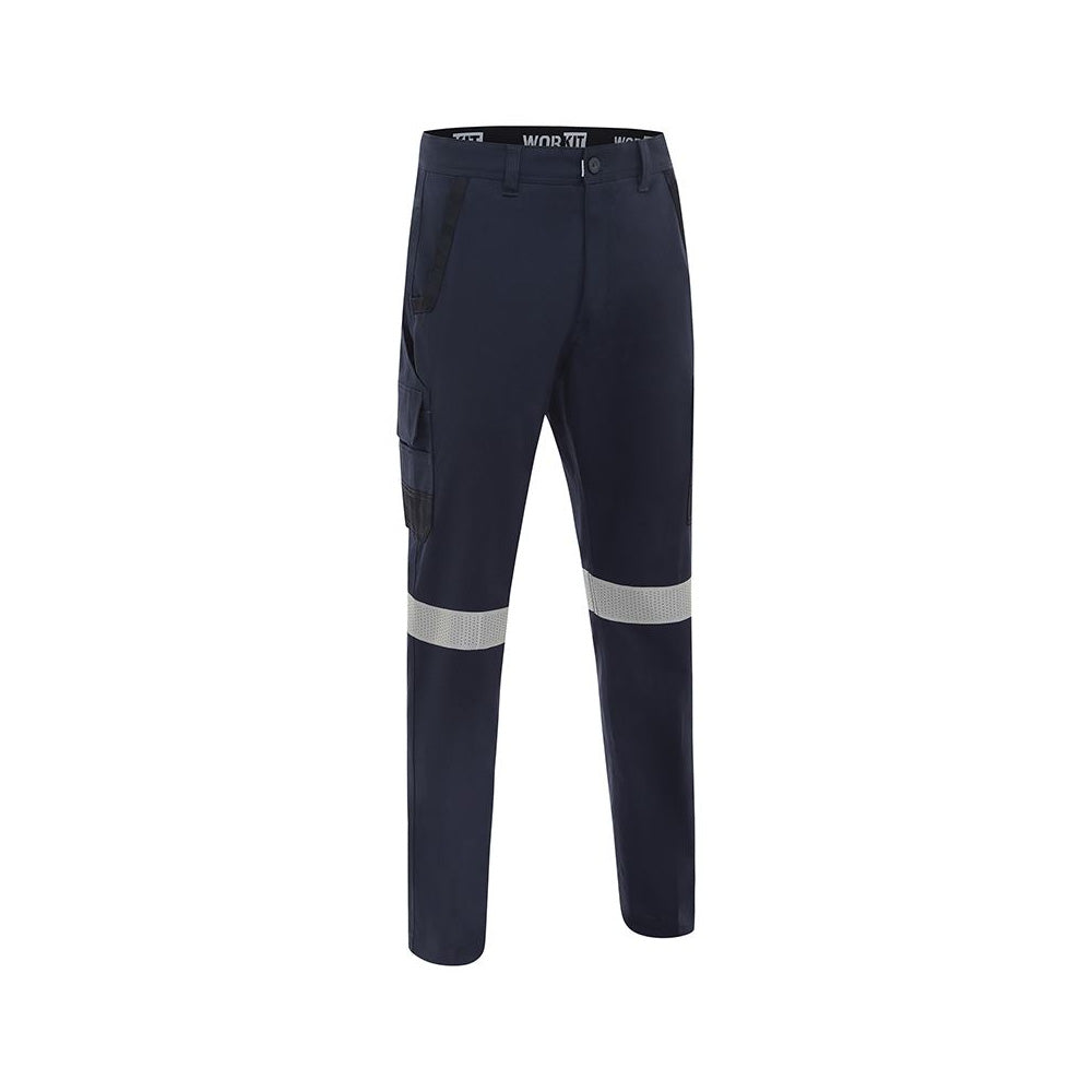 Pants Stretch Canvas Cargo 250gsm Taped Navy 97R Workit_453718_1026TN97R