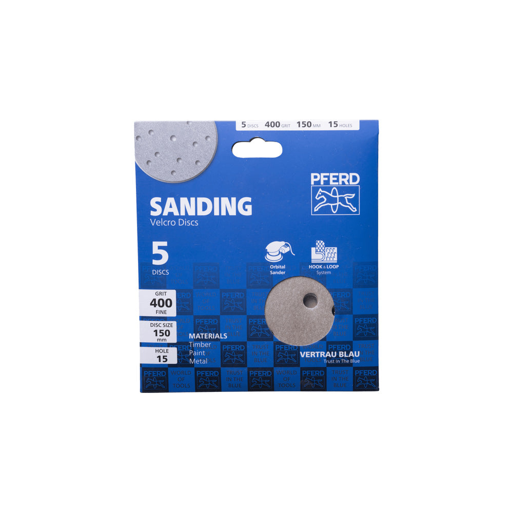 POS uni. alu. oxide hook and loop-backed abrasive disc KSS ECO AC 150 A400_40108430_45017924