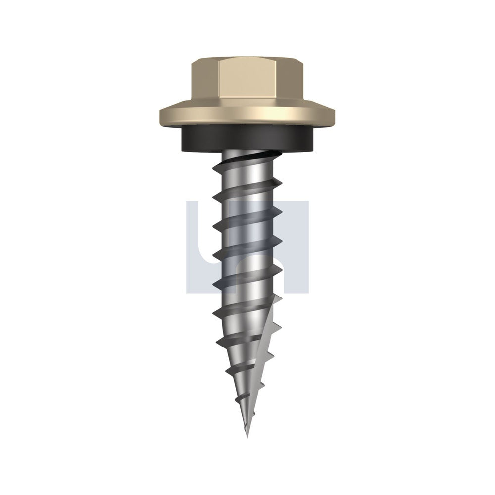 Type 17 Hex Head + Washer Paperbark - Cl4 As3566 #12-11 25 - Pk 1000_40095371_TPAW4SH1211025