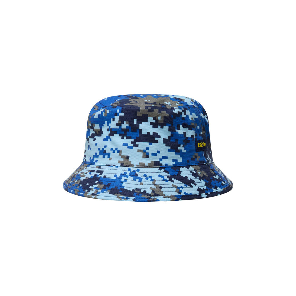 Hat Printed Bucket Cotton 280gsm Marine Digital Bisley_40114094_BHAT73_PDMAONE