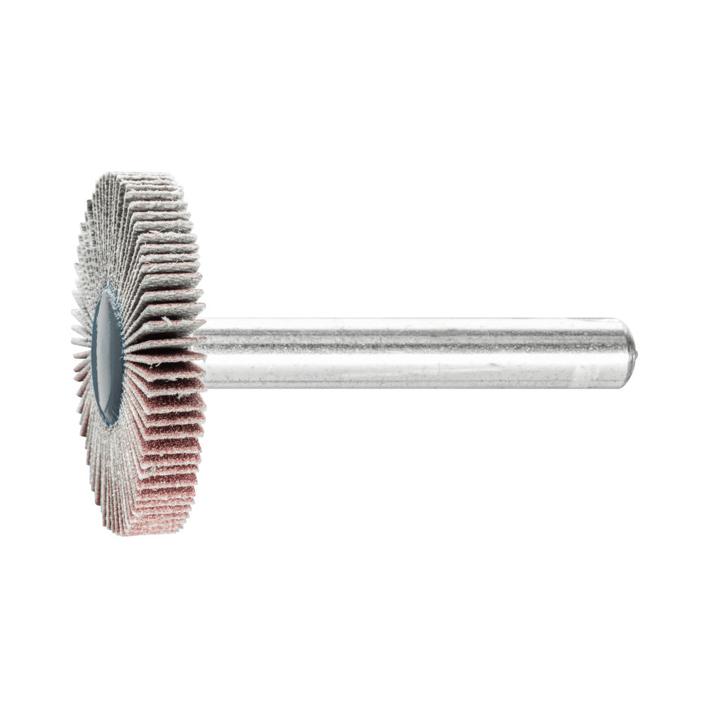 Alum oxide mounted flap wheel F 30x5 mm shank 6 mm A320 fine grind/finish_40108264_44401326