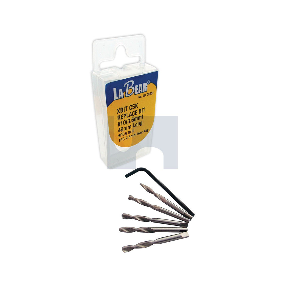Ez Drill Bit Replacement Pre-Drill & Countersink #10 30_40093682_TXDEZRK10