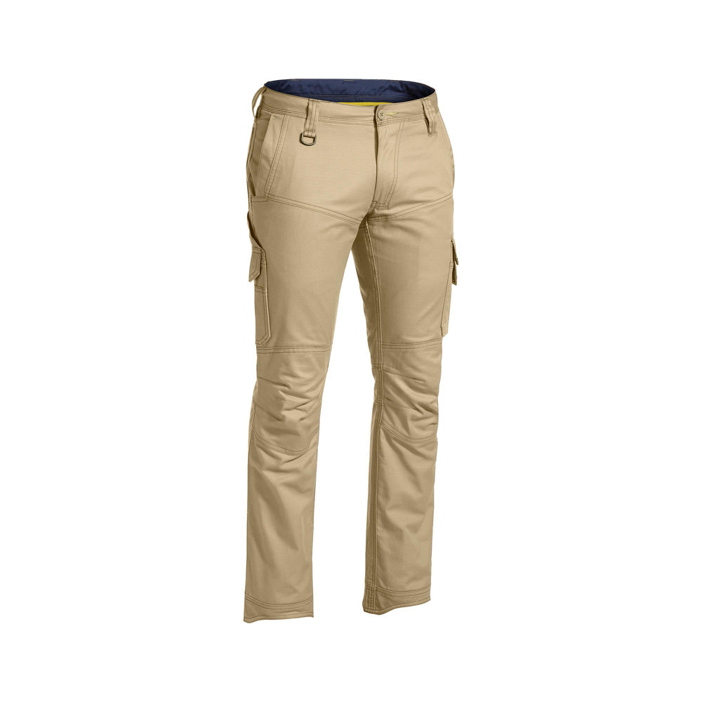 Pants Cargo 127ST Khaki Cotton Twill Ripstop 234gsm X Airflow Bisley_36001945_BPC6475_BCDRS27