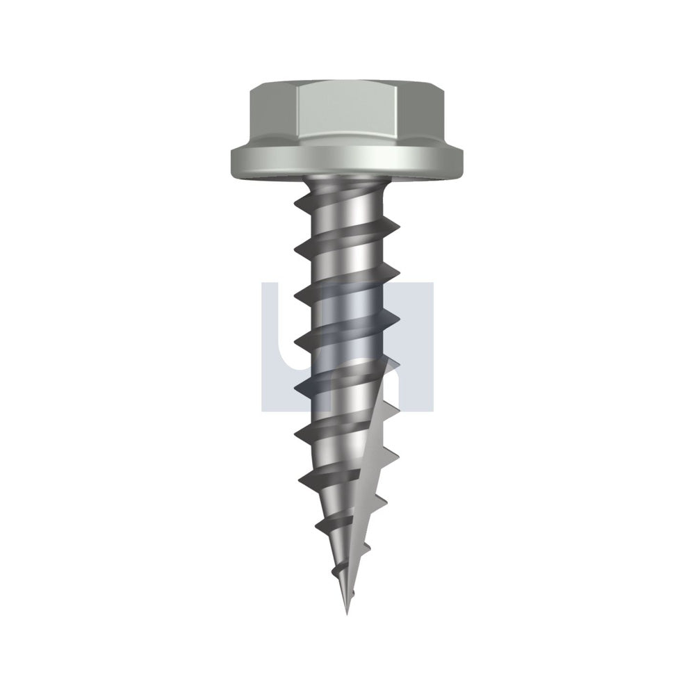 17 Flg Hex Hd Shale Grey (Gull Grey) -Cl4 As3566 #10-12 20 - Pk 1000_40095733_TSGW4FH1012020