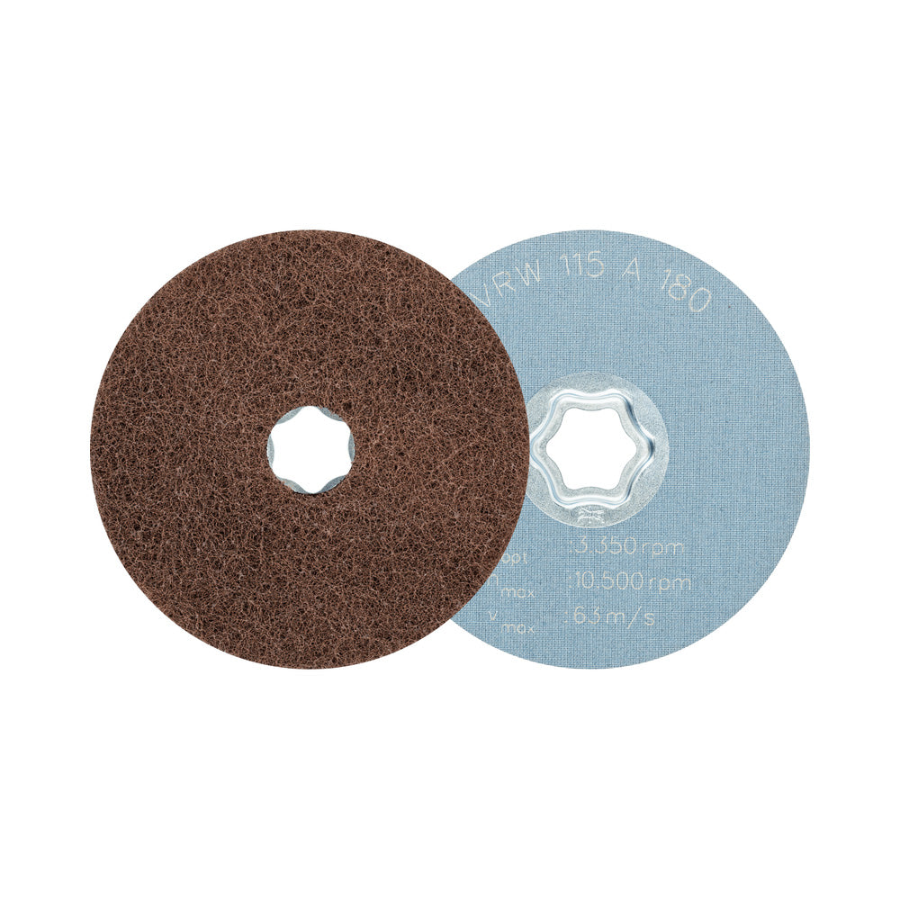COMBICLICK soft non-woven disc CC 115 mm A180 for cleaning /satin finishin_40108057_42001051
