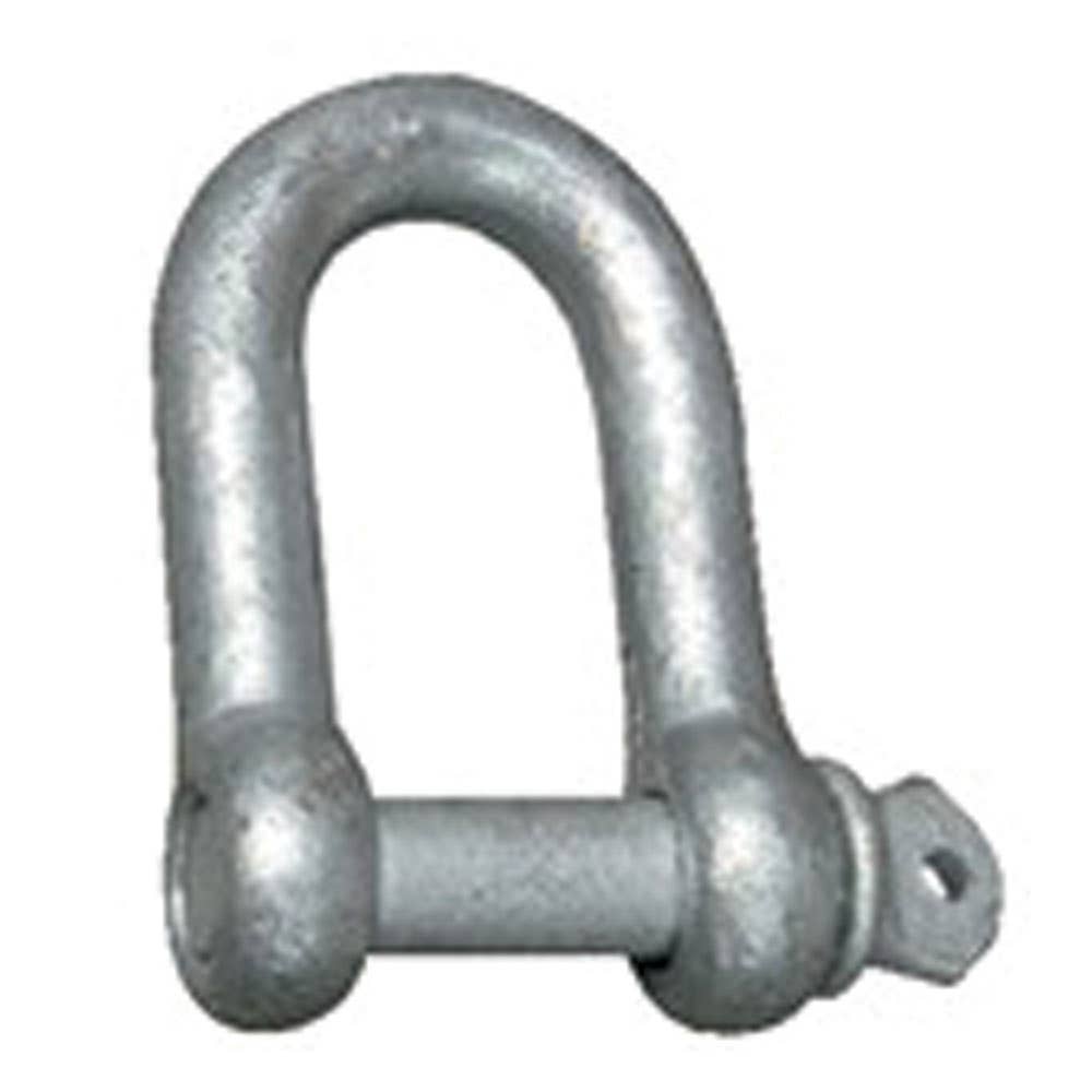 Screw Pin Commercial Galvanised Dee Shackle 10mm 8219005 SCD10