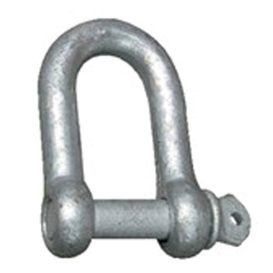 Screw Pin Commercial Galvanised Dee Shackle 10mm 8219005 SCD10