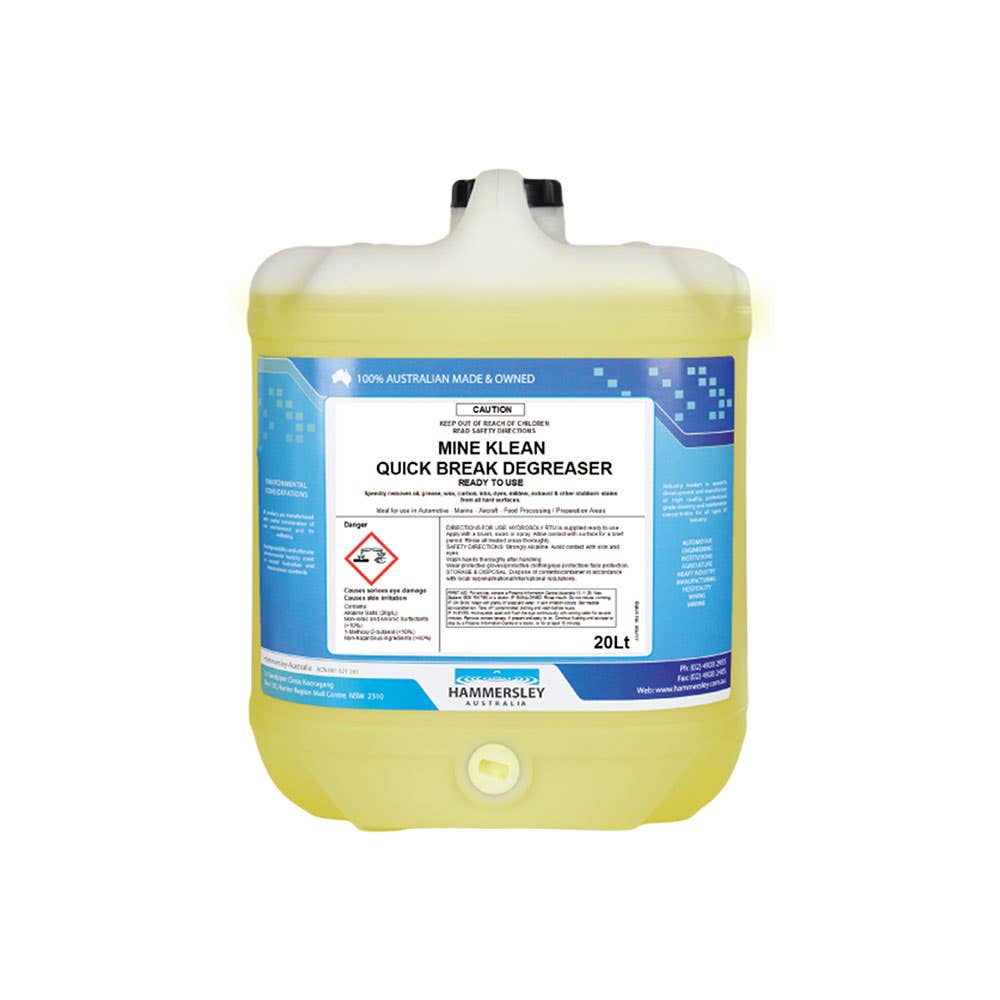 Mine Klean Quick Break Degreaser 20L 437690 H1038