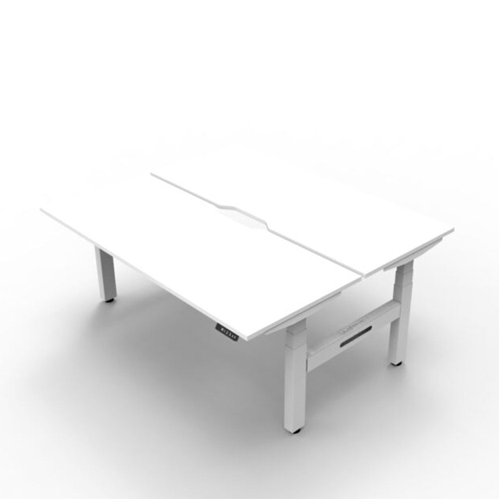 Boost + 2P Sit Stand Desk 1200x750mm Nat White Top White Frame_36022109_B+2P1275 NW/WS