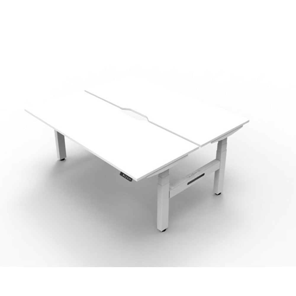 Boost + 2P Sit Stand Desk 1500x750mm Nat White Top White Frame_36022125_B+2P1575 NW/WS