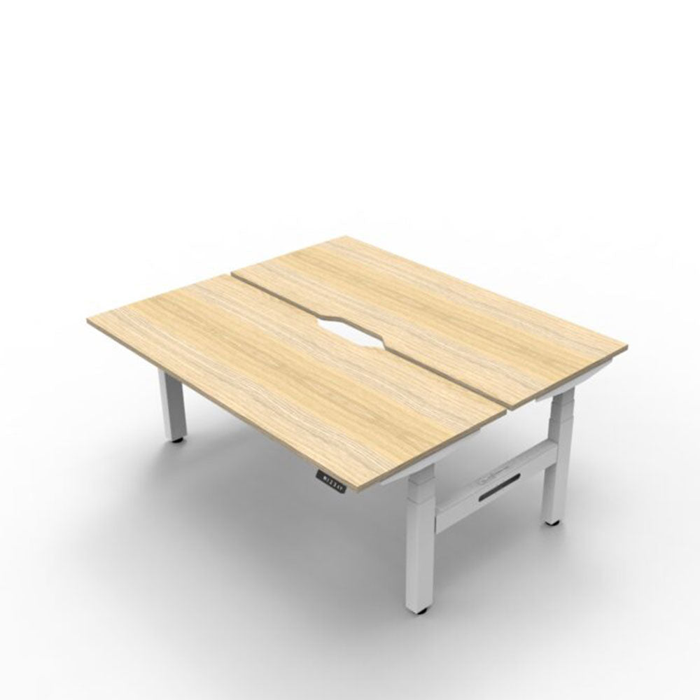 Boost + 2P Sit Stand Desk 1800x750mm Nat Oak Top White Frame_36022141_B+2P1875 NO/WS