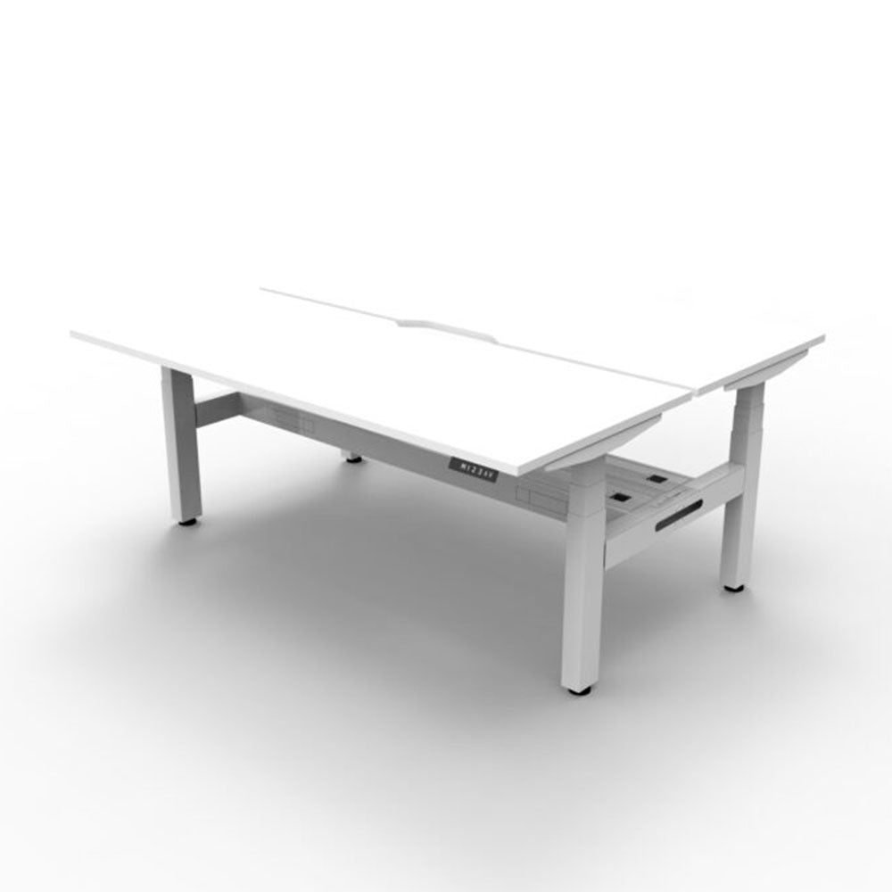 Boost + 2P Sit Stand Desk 1800x750mm Nat White Top White Frame Cable Tray_36022143_B+2PCT1875 NW/WS