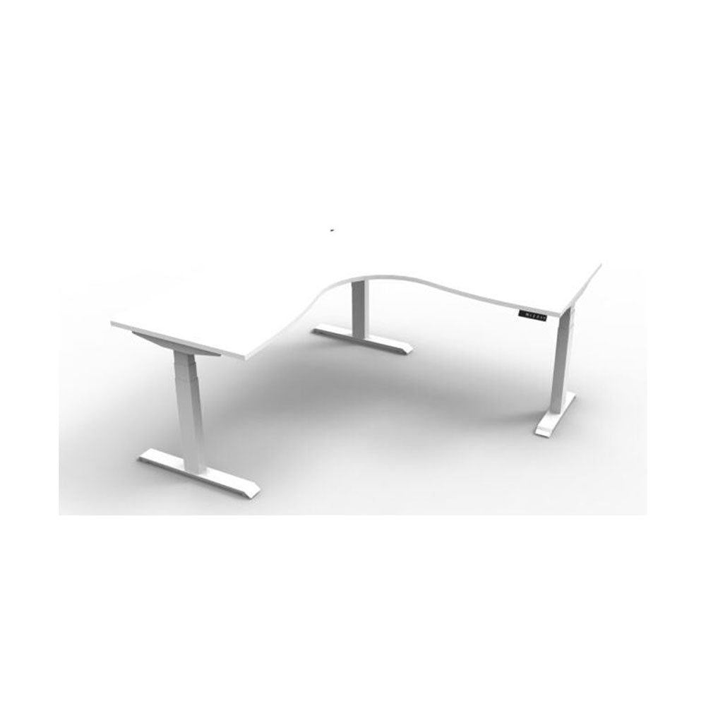 Boost Plus Cnr Workstation Sit Stand Nat White Top WS Frame 1800 X 1800 Rapid_40033245_B+CNR1P1818 NW/WS