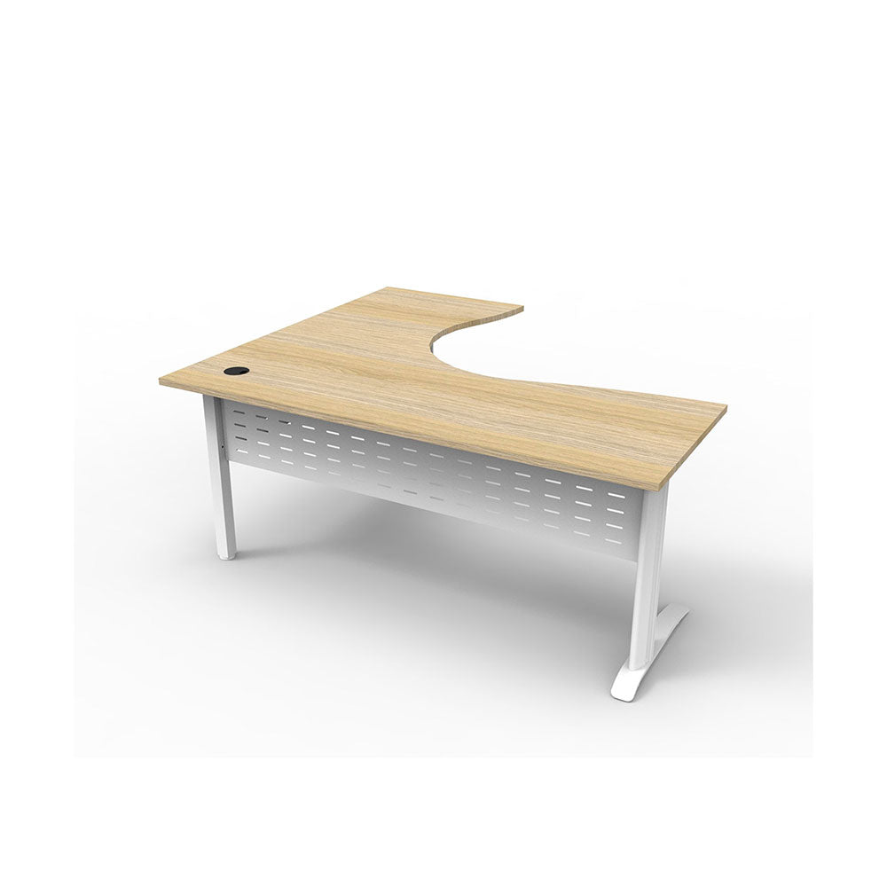 Workstation Span Corner 1800x1500mm Nat Oak/White    RSCWS181575M NO/WS_40046384_RSCWS181575M NO/WS