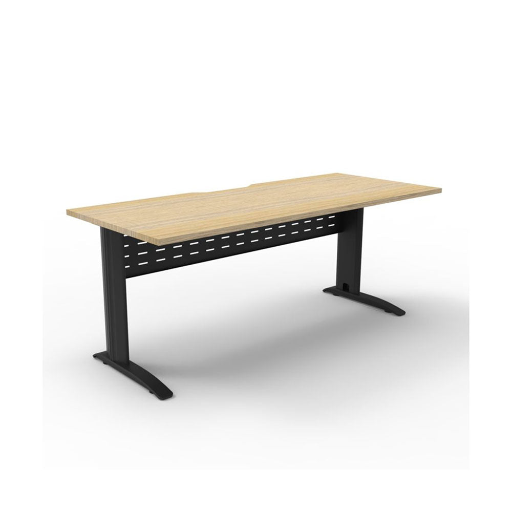 Desk Span Straight 1500W X 750D Nat Oak /Black    RSD1575M NO/BL_40046374_RSD1575M NO/BL
