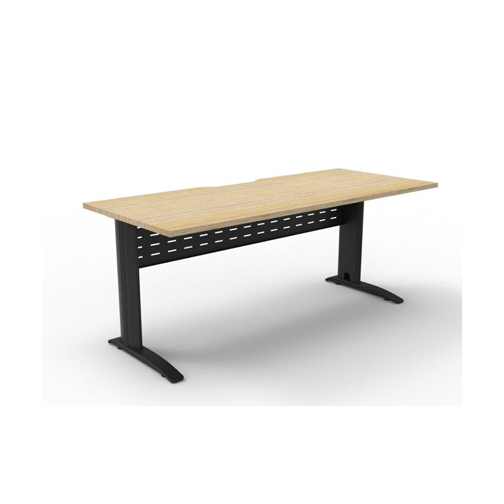 Rapid Span Deluxe Desk 1800X750 Black Frame Nat Oak Top_40042663_RSD1875M NO/BL