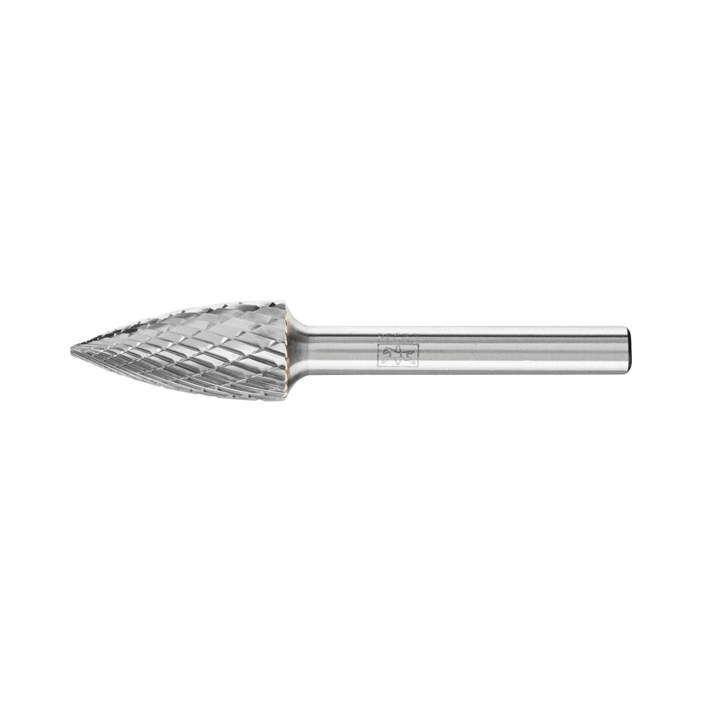 Tungsten carbide burr TOUGH pointed tree SPG 12x25mm shank 6.35mm_40107678_21722296