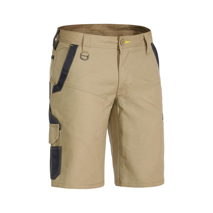 Short Stretch Flx and Move Cargo Cotton 280gsm Khaki 122R Bisley_40115168_BSHC1120_BCDRR22