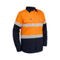 Shirt Tape Ripstop Cotton 145gsm Orange/Navy 5XL Bisley_40115001_BS6495T_TT025XL