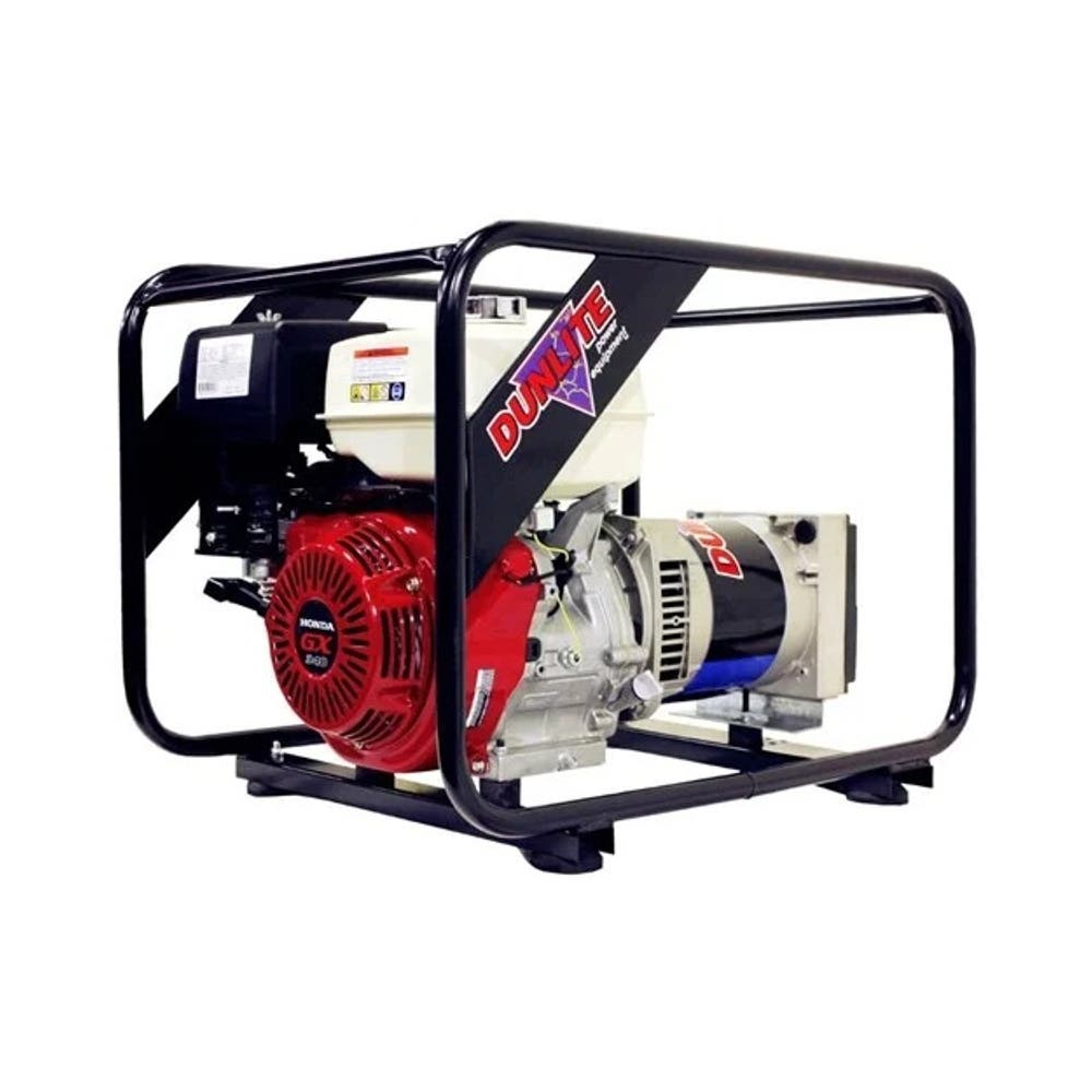 Generator 5.8kVA Petrol Generator Honda GX340   Black DGUH5S-2_40064898_DGUH5S-2