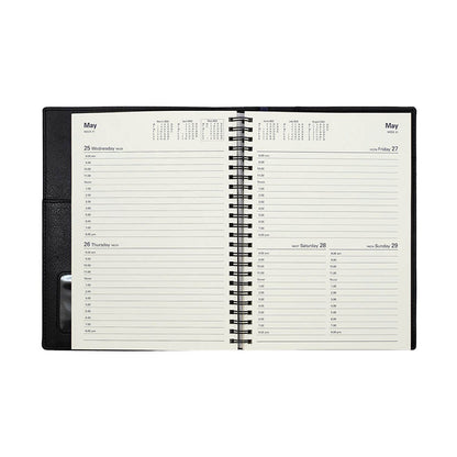 Diary Vanessa Wiro 185.V99 A5 1 Day To A Page 2026 Black_85789700_86523