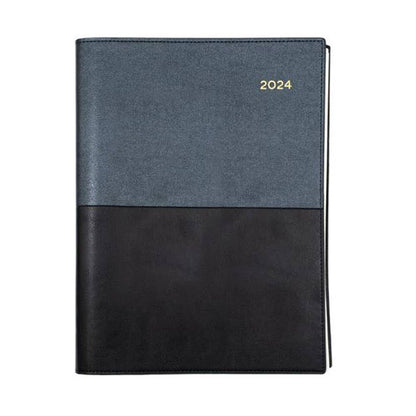 Diary Vanessa Wiro 285.V99 A5 2 Days To A Page 2023 Black 85789800 86529