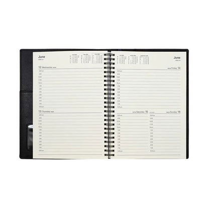 Diary Vanessa Wiro 285.V99 A5 2 Days To A Page 2026 Black_85789800_86529
