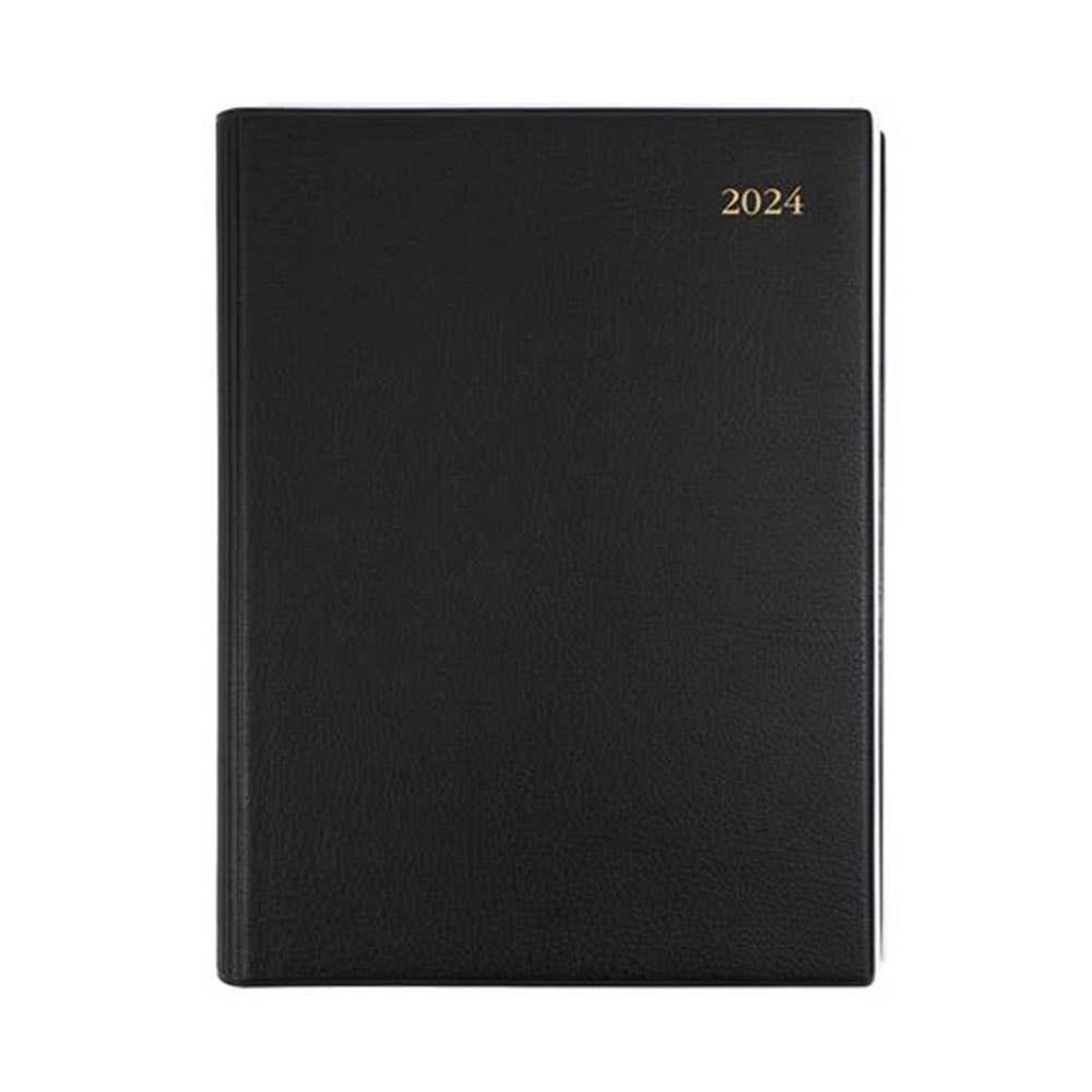 Diary Debden Associate 4301.V99 A5 1 Day To A Page 2024 Black 1038558 86223