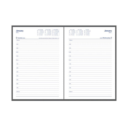 Diary Debden Associate 4301.V99 A5 1 Day To A Page 2026 Black_1038558_86223