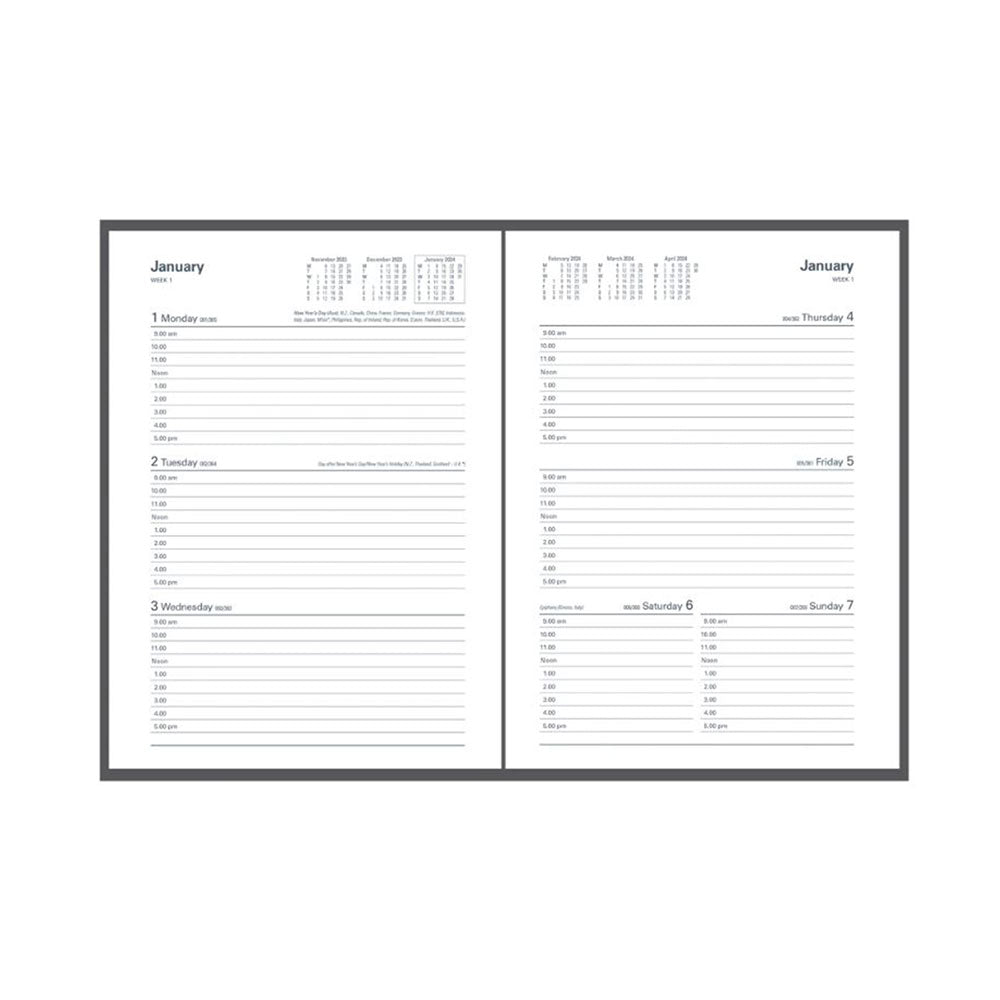 Diary Kingsgrove 381 A5 Week To An Opening 2026 Blue_1003537_86436