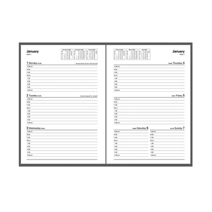Diary Debden Kyoto A5 Week To An Opening 2026 Recycled Black_710065501_86442_NLA