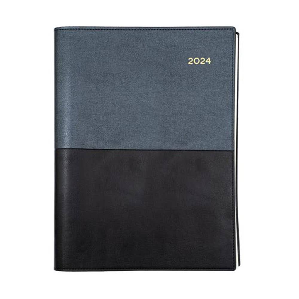 Diary Vanessa Wiro 145.V99 A4 1 Day To A Page 2024 Black 85789300 86504